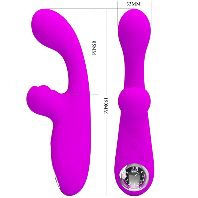 Skylar Vibrador Estimulador Roxo - Pretty Love