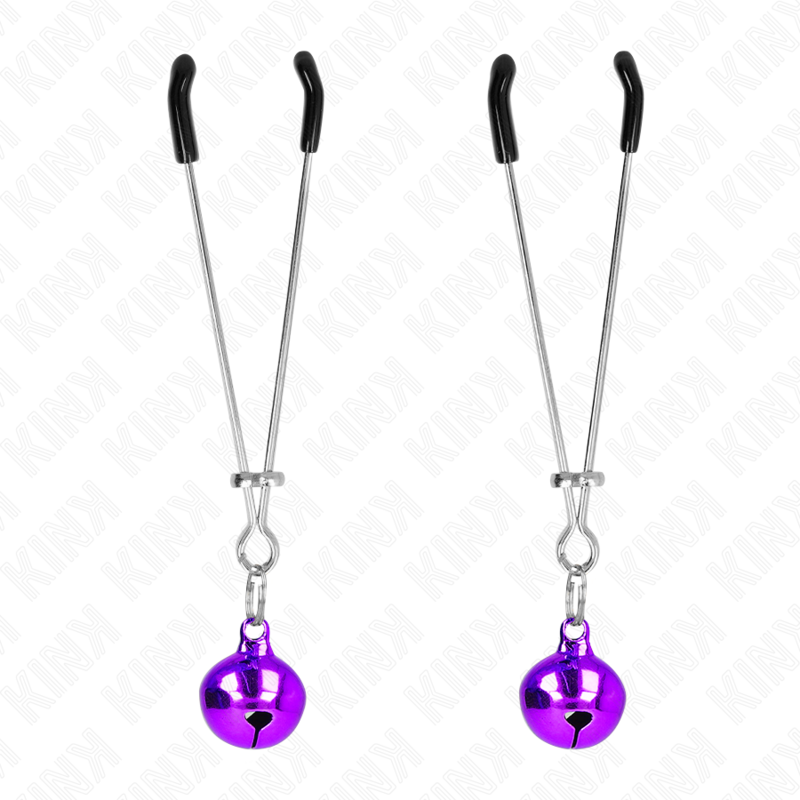 Pinças De Bino Fina Roxo 7 Cm - Kink
