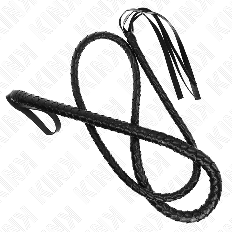 Chicote De Serpente Preto Longo 210 Cm - Kink