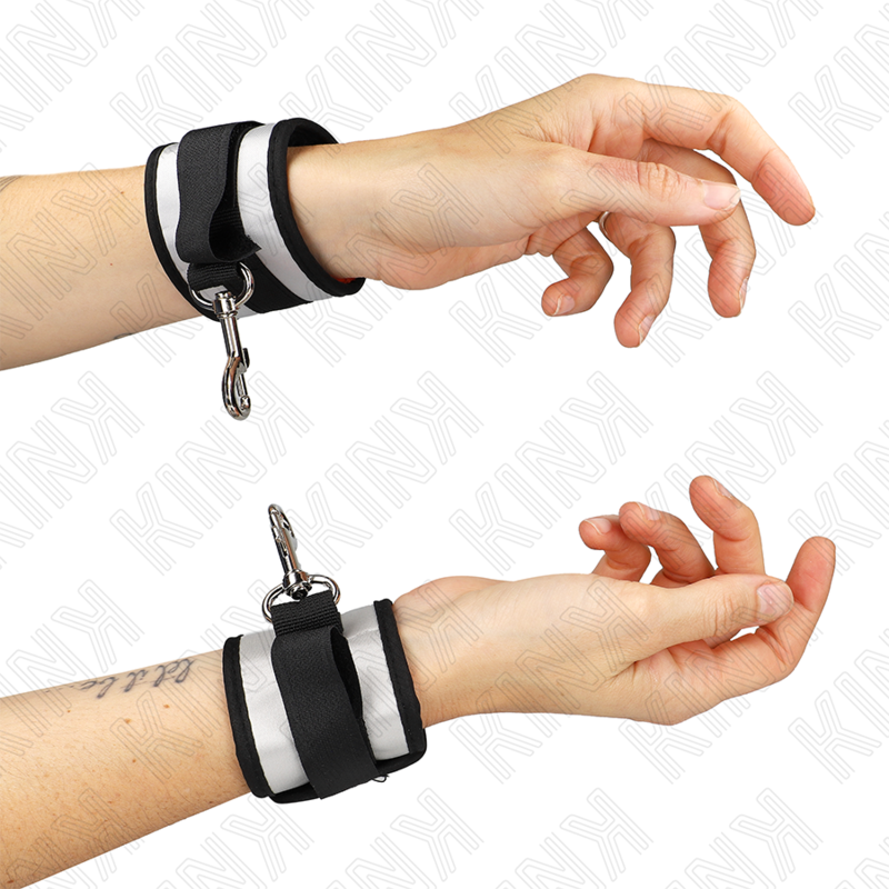 Punhos De Neoprene Cinza 23 X 5 Cm - Kink