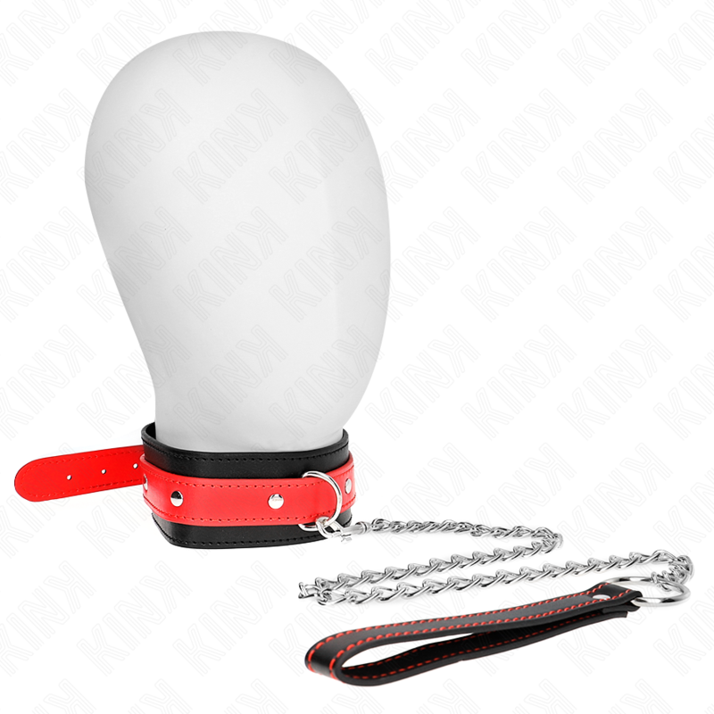 Colar Com Alça Vermelha 65 Cm Ajustável 36-43 Cm X 5 Cm - Kink