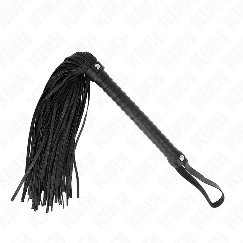 Chicote Com Cabo Texturado Preto 48,5 Cm - Kink