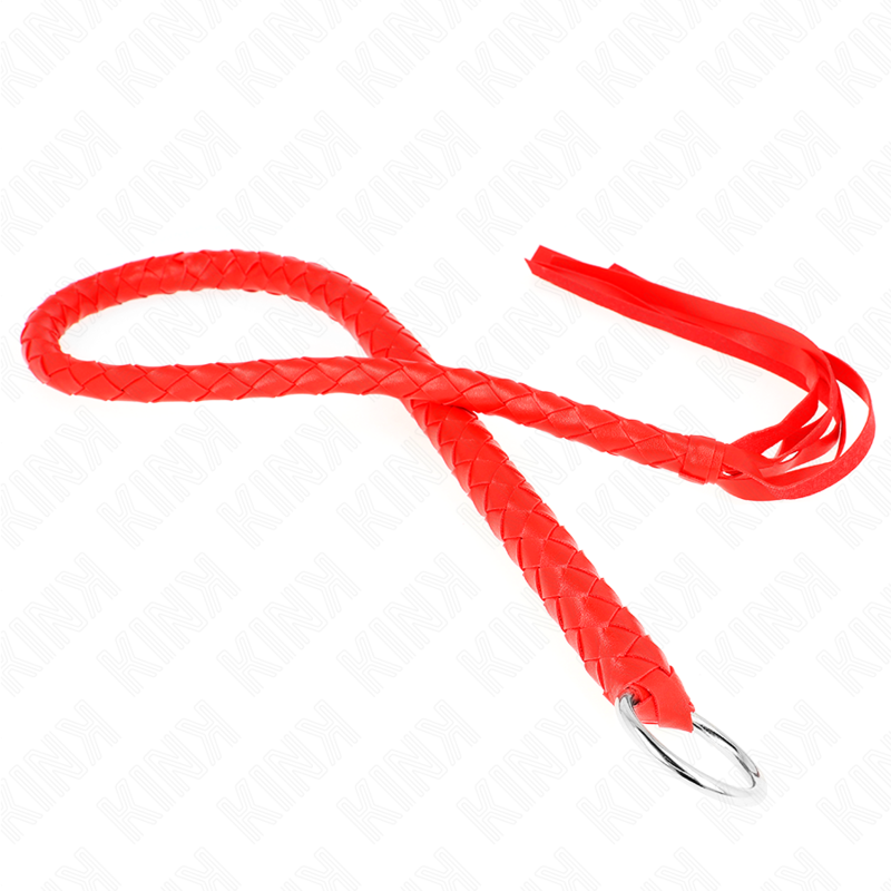 Chicote De Serpente Com Anel De Mão Vermelho 65 Cm - Kink