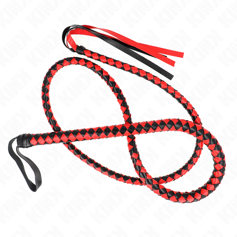 Chicote De Serpente Longo Vermelho 210 Cm - Kink
