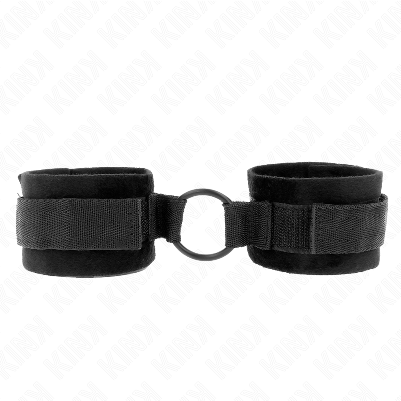 Algemas De Pele Iniciante 25 Cm Com O-Ring 4 Cm Preto Ajustável 15-25 Cm - Kink
