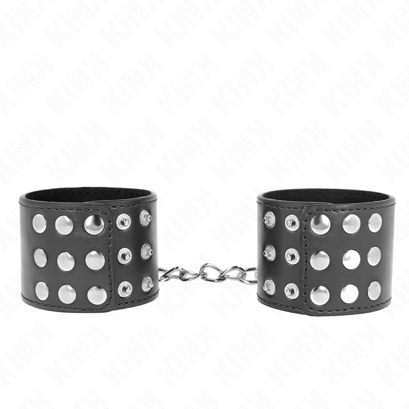 Pulso Com Snap Fasten Preto Ajustável 19-24 Cm X 5,5 Cm - Kink