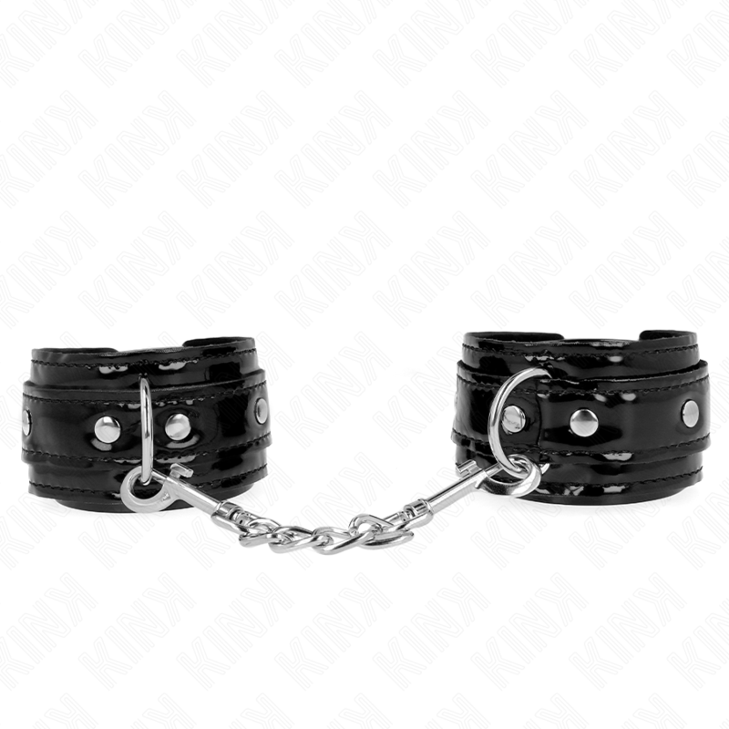 Punhos De Pulso De Neoprene Brilhante Ajustáveis 17-24 Cm X 4,5 Cm - Kink