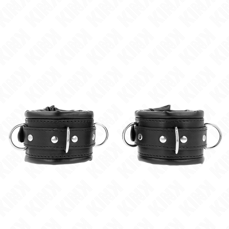 Pulso Pesado Com Forro De Pele Preta Ajustável 20-30 Cm X 6 Cm - Kink