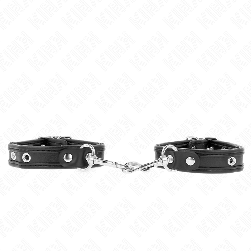 Mini Pulseiras Pretas Com Pregos Ajustáveis 16-22 Cm X 2 Cm - Kink