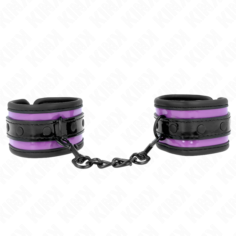 Punhos De Neoprene Roxo Claro Ajustáveis 21-28 Cm X 5 Cm - Kink