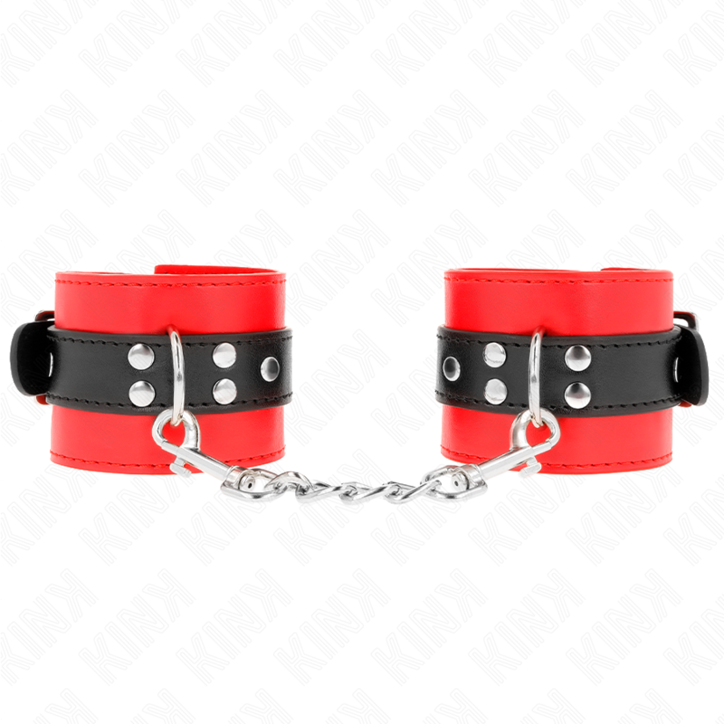 Pulso Vermelho Com Cinto Preto Ajustável 17-28 Cm X 6 Cm - Kink