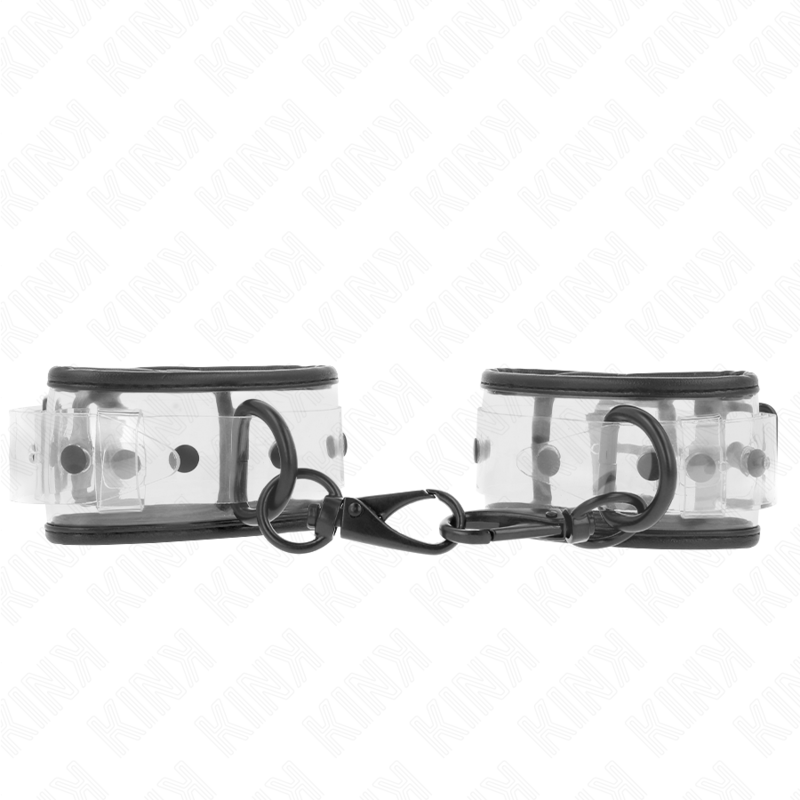 Punhos De Pulso Transparentes Ajustáveis 18-30 Cm X 5,5 Cm - Kink