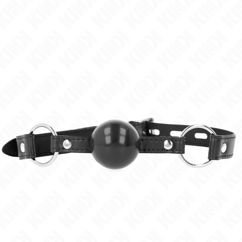 Bola Tpe Preta Mordaça 4 Cm 60 X 2 Cm - Kink