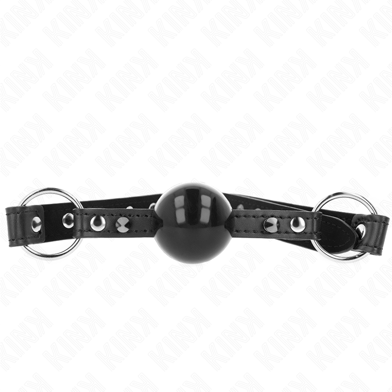 Mordaça Bola 4 Cm Com Ponta Rebite E Snap Lock 65 X 2 Cm - Kink