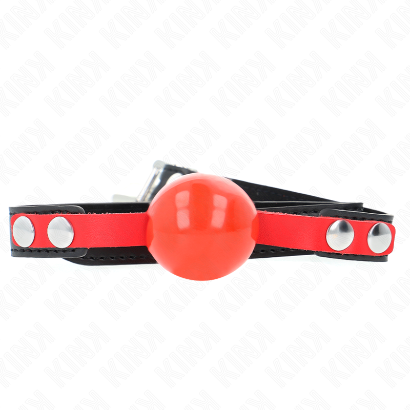 Bola Tpe Macia 4 Cm Gag Modelo 4 60 X 2 Cm Ajustável 37-52 Cm - Kink
