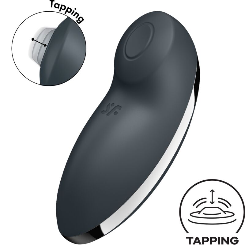 Tap & Climax 2 Vibrador E Estimulador Cinza - Satisfyer