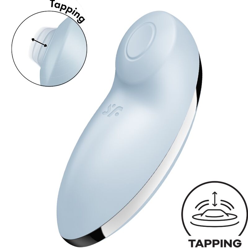 Tap & Climax 2 Vibrador & Estimulador Azul - Satisfyer