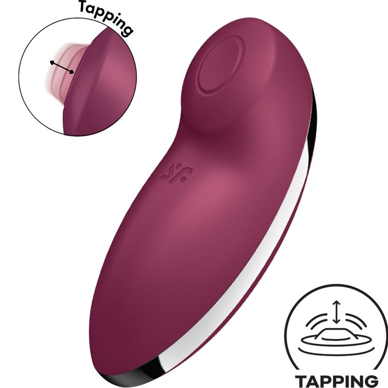 Tap & Climax 2 Vibrador & Estimulador Vermelho - Satisfyer