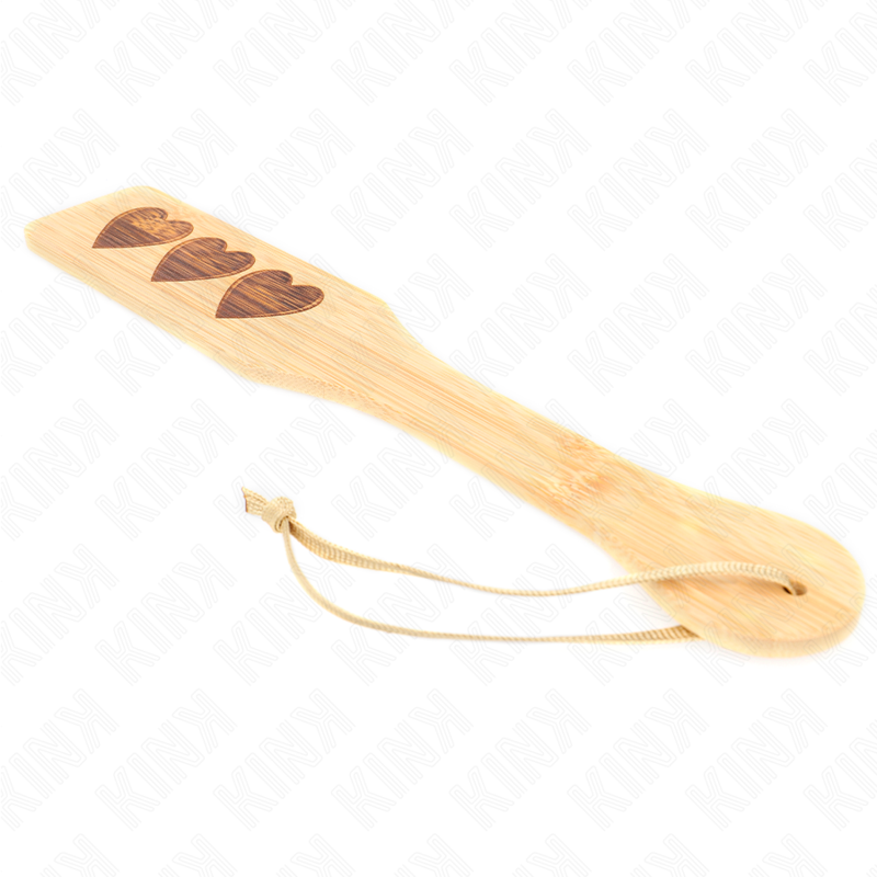Palete De Bambu Design Coração 32 X 5,5 Cm - Kink