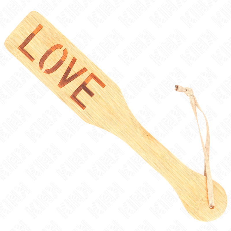 Paleta De Bambu Palavra Amor 32 X 5,5 Cm - Kink
