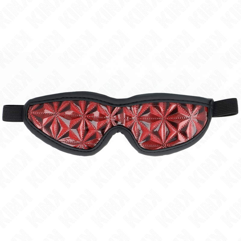 Faixa De Cabeça Padrão Diamante Vermelho 20,5 X 6 Cm - Kink