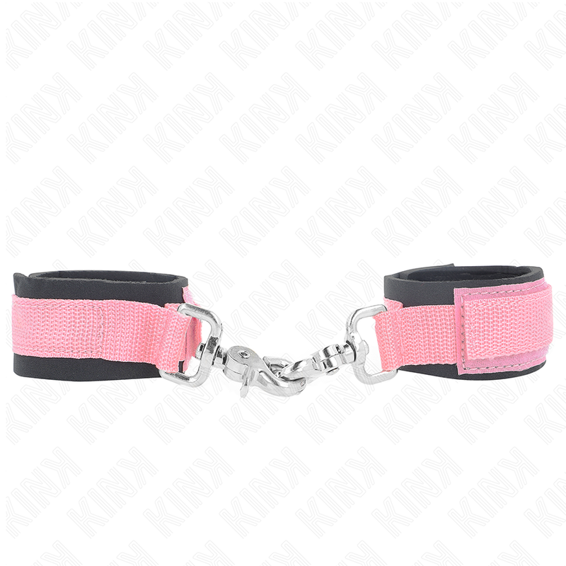 Punhos De Neoprene Ajustáveis Rosa Ajustáveis 22-34 Cm - Kink