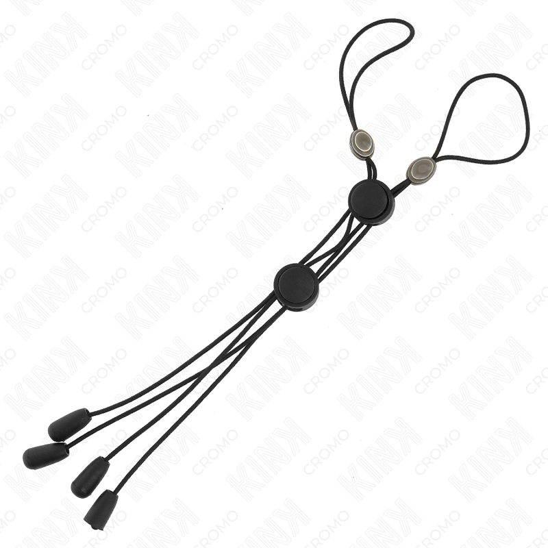 Grampos De Mamilos Detalhes Pretos Com Elástico Preto - Kink