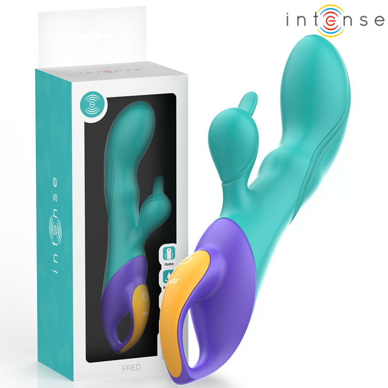 Fred Rabbit Vibrador Azul - Intense