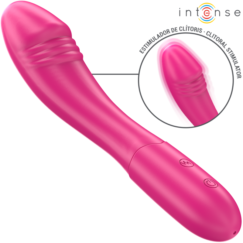 Belinda Vibrador 19 Cm Flexível 10 Vibrações Rosa - Intense