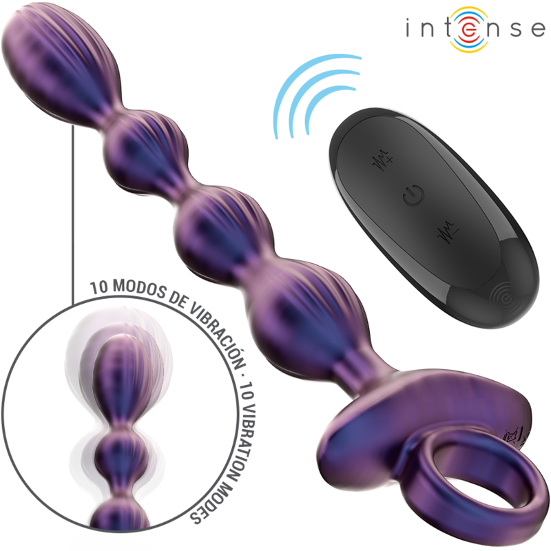 Jackie Vibrating Anal Plug Modelo 1 Controle Remoto - Intense