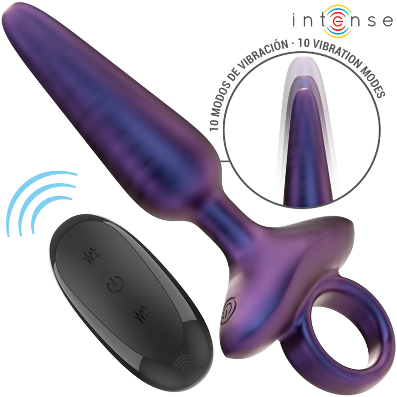 Marlon Vibrador Anal Plug Modelo 4 Controle Remoto - Intense