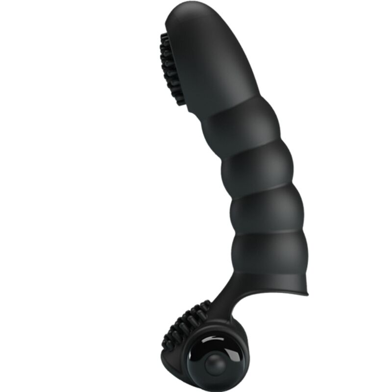 Vibrador De Dedo Alexander 10 Vibrações Preto - Pretty Love