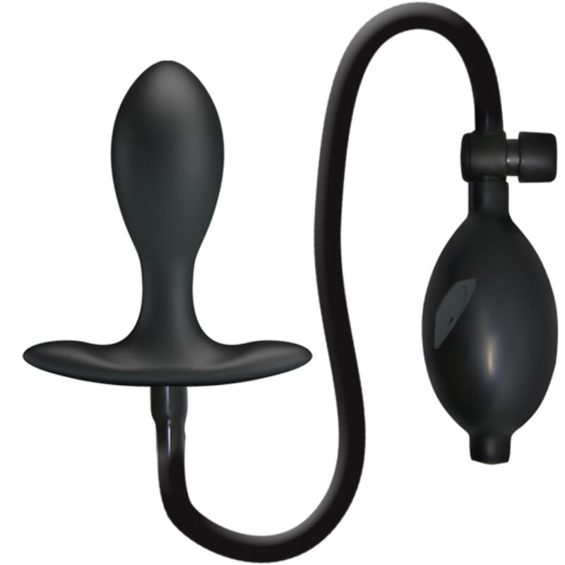 Plug Anal Inflável Preto - Pretty Love