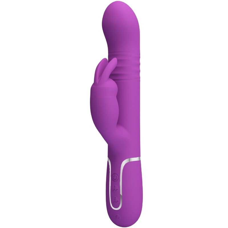 Coale 4 Em 1 Multifuncional Coelho Vibrador Roxo - Pretty Love