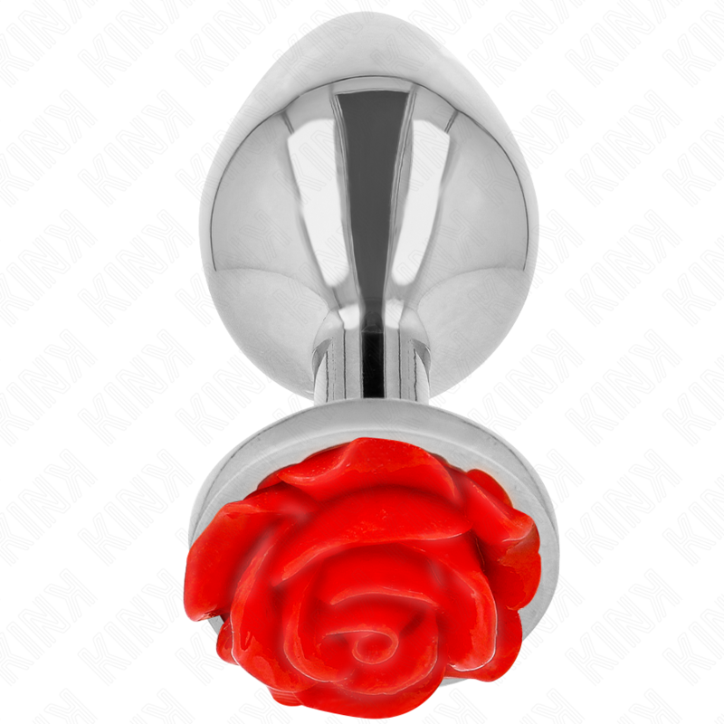 Plug Anal Rosa Vermelho Tamanho - L - Kink