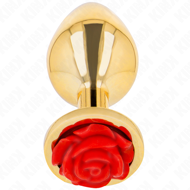 Plug Anal Ouro Rosa Vermelho Tamanho - S - Kink