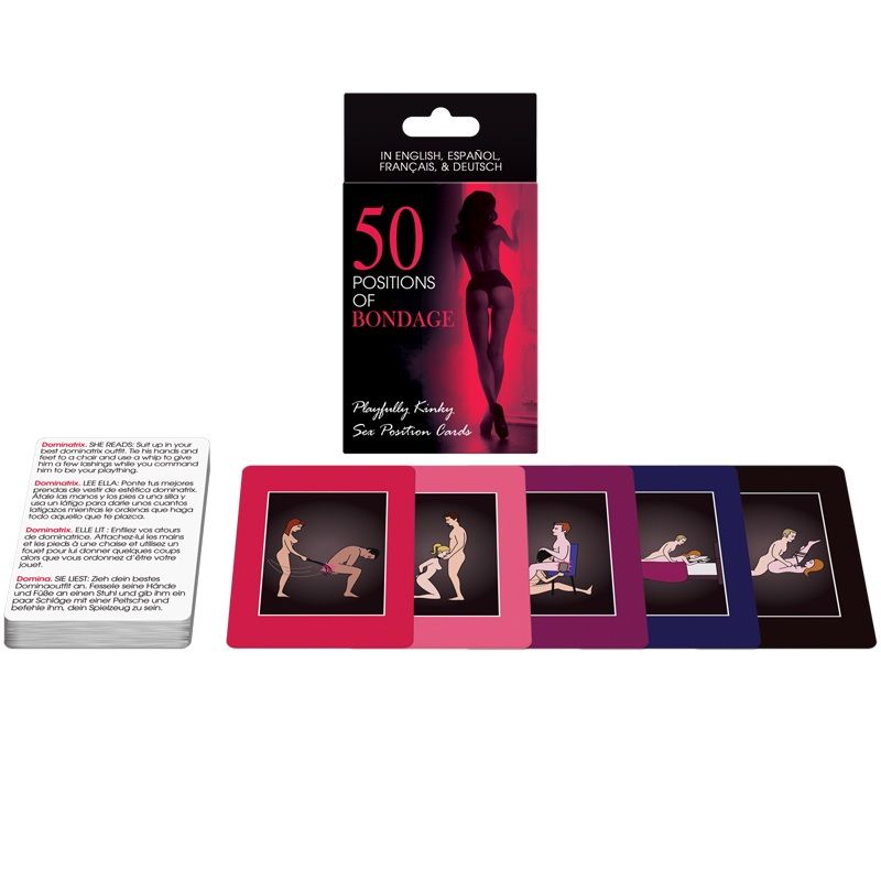 50 Posições De Cartões De Bondage - Kheper Games
