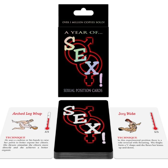 Cartões De Posição Sexual Um Ano De...Sexo! - Kheper Games