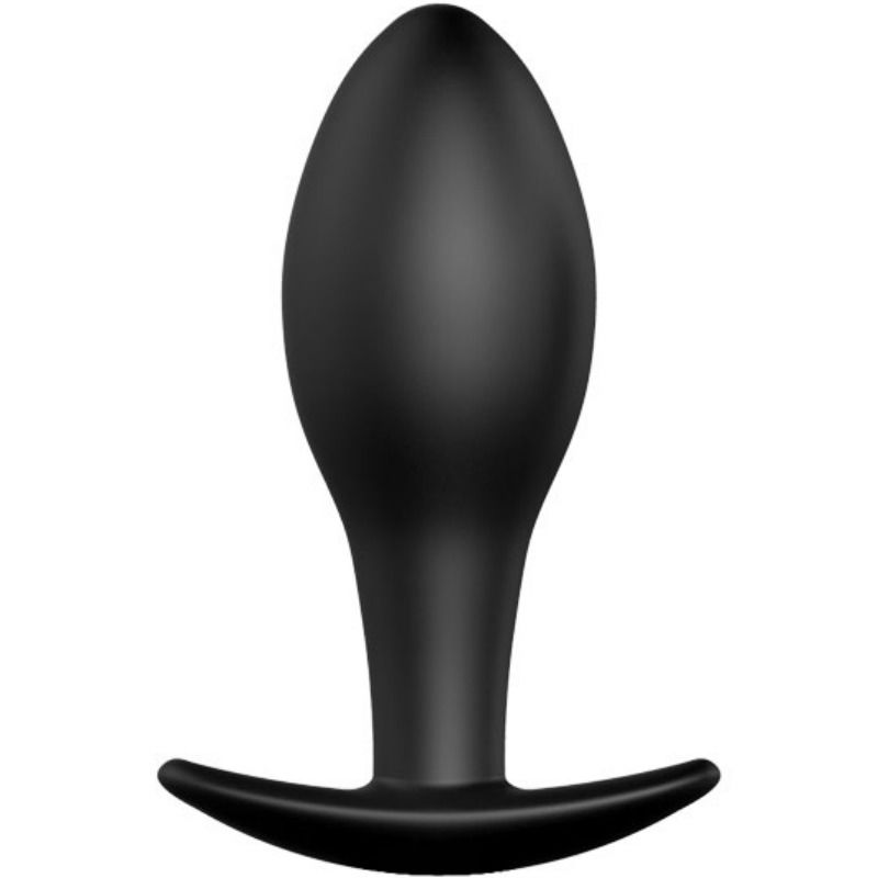 Plug Anal Ncora De Silicone 8.5 Cm Preto - Pretty Love