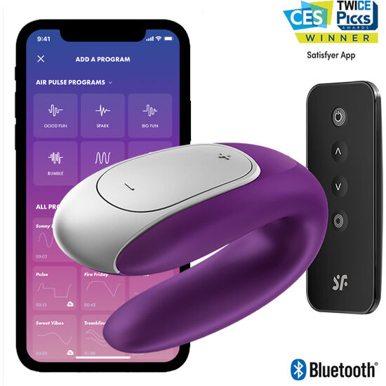 Vibrador Double Fun Partner Roxo - Satisfyer