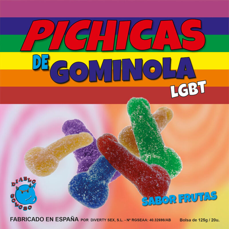 Frutas De Pênis Gomas Com Aúcar Lgbt - Pride