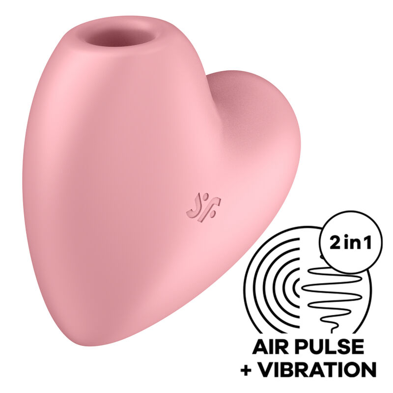 Cutie Heart Estimulador De Pulso E Vibrador Rosa - Satisfyer