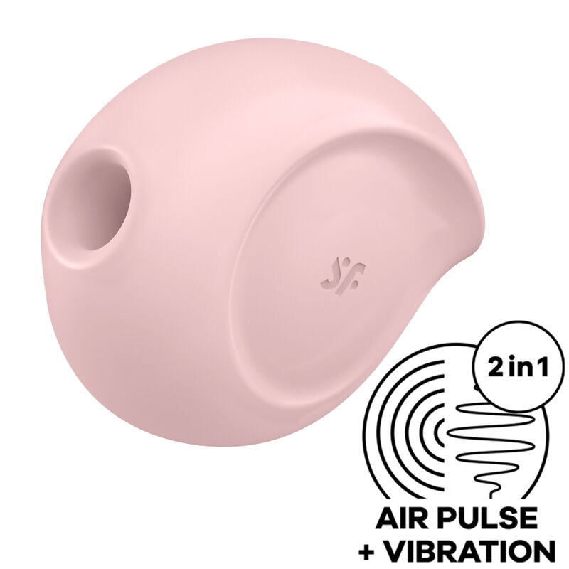 Estimulador De Pulso De Ar Sugar Rush E Vibrador Rosa - Satisfyer