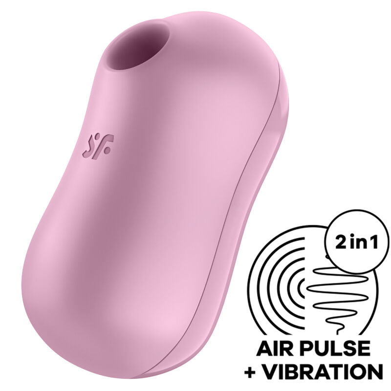 Estimulador E Vibrador De Pulso De Ar Cotton Candy Lilás - Satisfyer