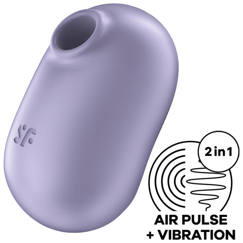 Pro To Go 2 Estimulador E Vibrador De Pulso De Ar Duplo Violeta - Satisfyer