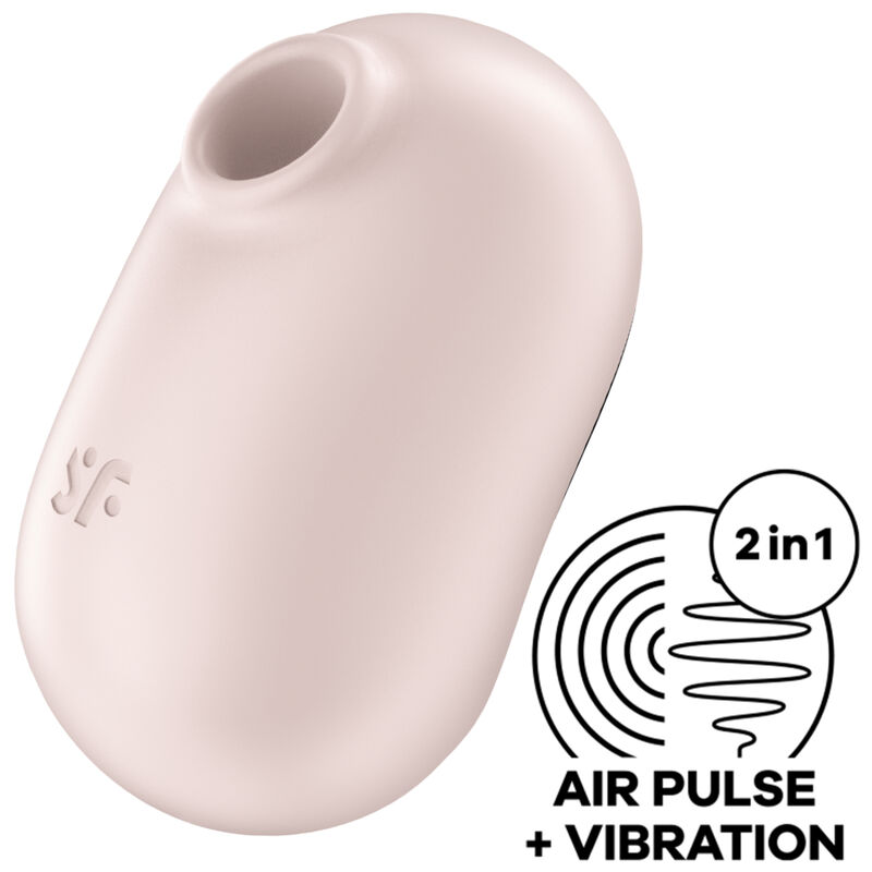 Pro To Go 2 Estimulador E Vibrador De Pulso De Ar Duplo Bege - Satisfyer