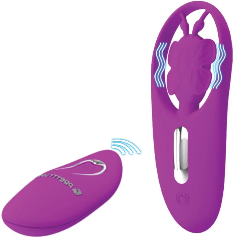 Estimulador De Borboleta Dancing Para Calas Com Controle Remoto Lilac - Pretty Love