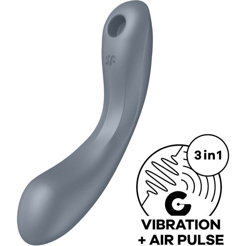Curve Trinity 1 Air Pulse Vibration Grey - Satisfyer