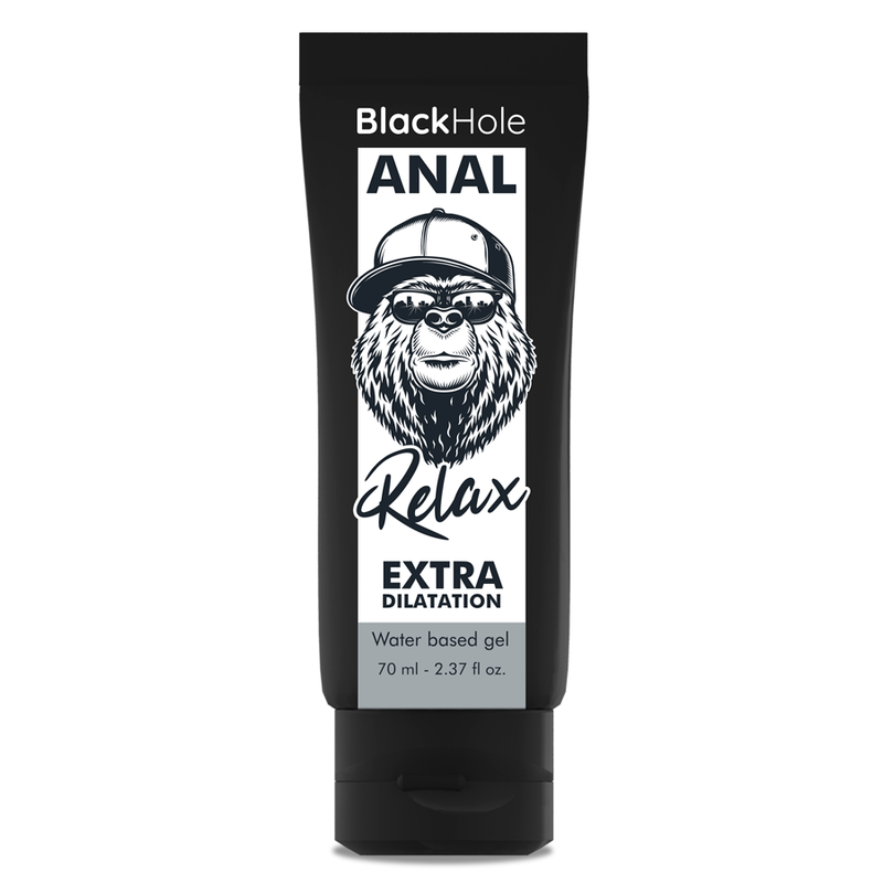 Gel Base De Água Dilatação Anal 70 ml - Black Hole
