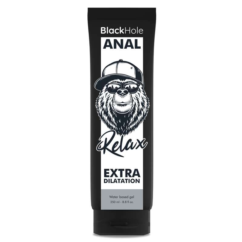 Gel Base De Água Dilatação Anal 250 ml - Black Hole